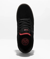 Fallen The Goat Black & Red Skate Shoes