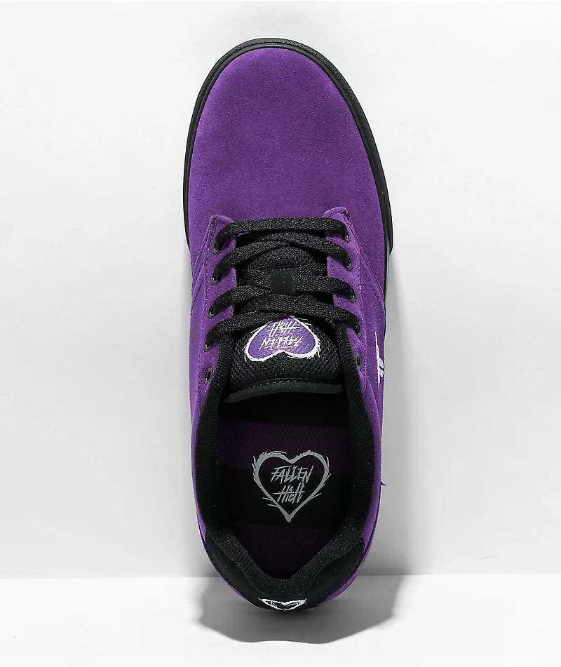 Fallen The Goat Purple & Black Skate Shoes