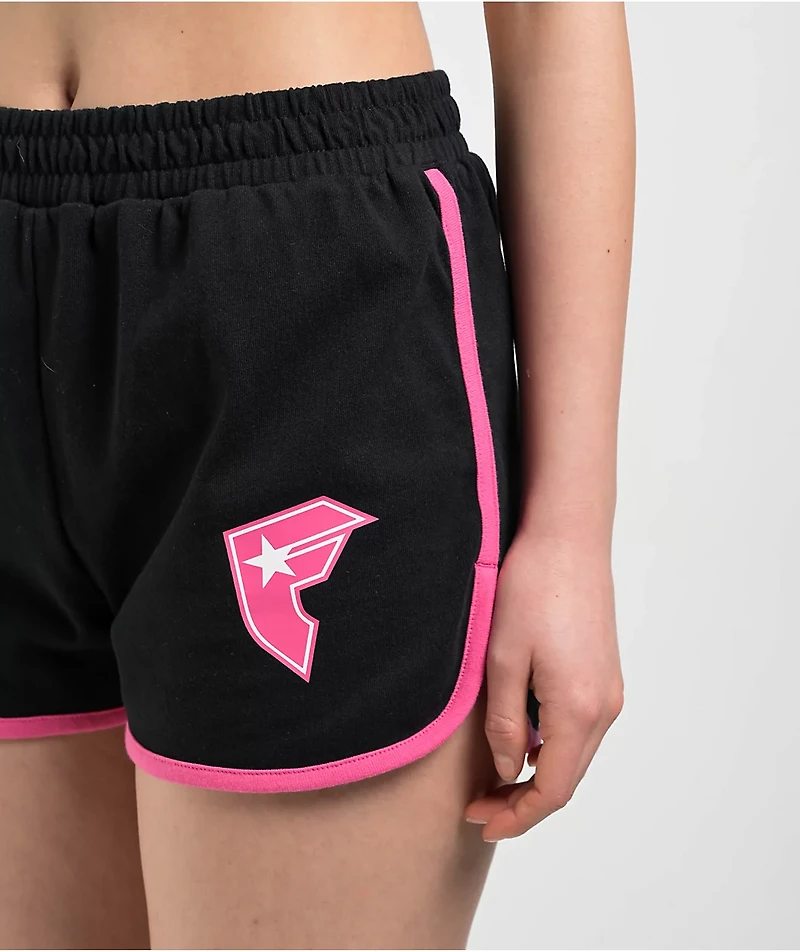 Famous Stars & Straps BOH Black & Pink Dolphin Shorts