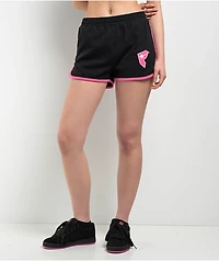 Famous Stars & Straps BOH Black & Pink Dolphin Shorts