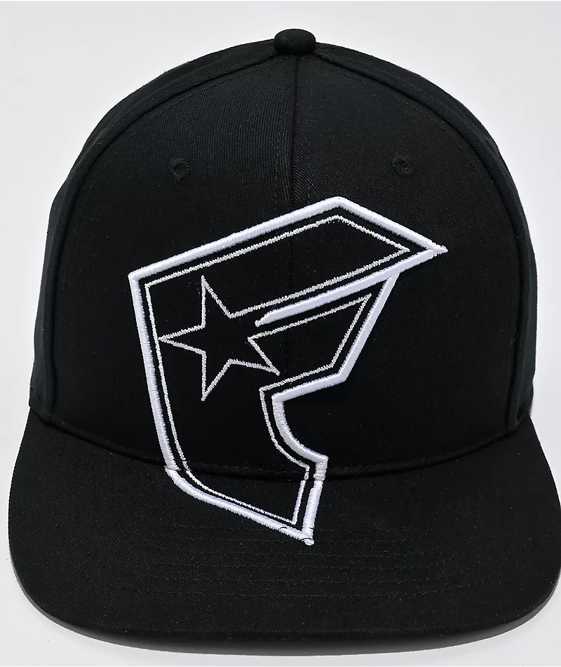 Famous Stars & Straps BOH Black Snapback Hat