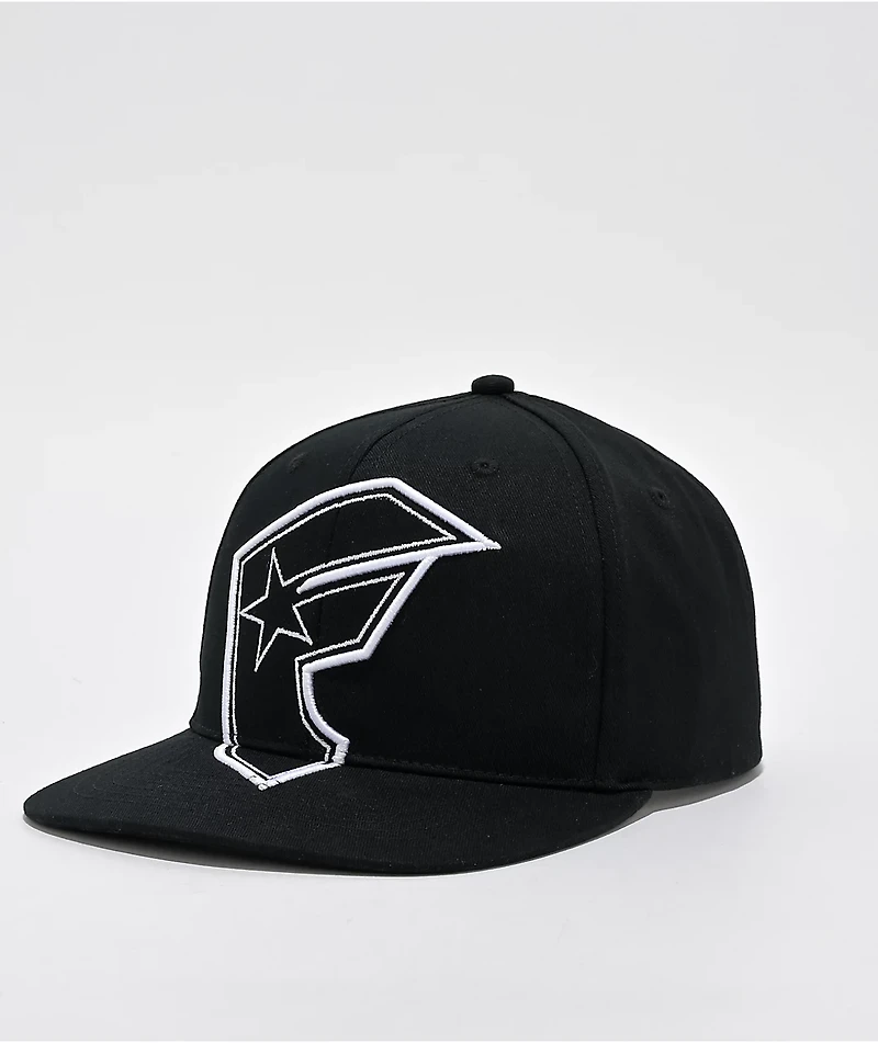 Famous Stars & Straps BOH Black Snapback Hat