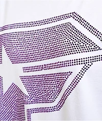Famous Stars & Straps BOH Rhinestone White T-Shirt