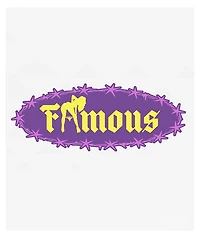 Famous Stars & Straps Barbed Star Sticker