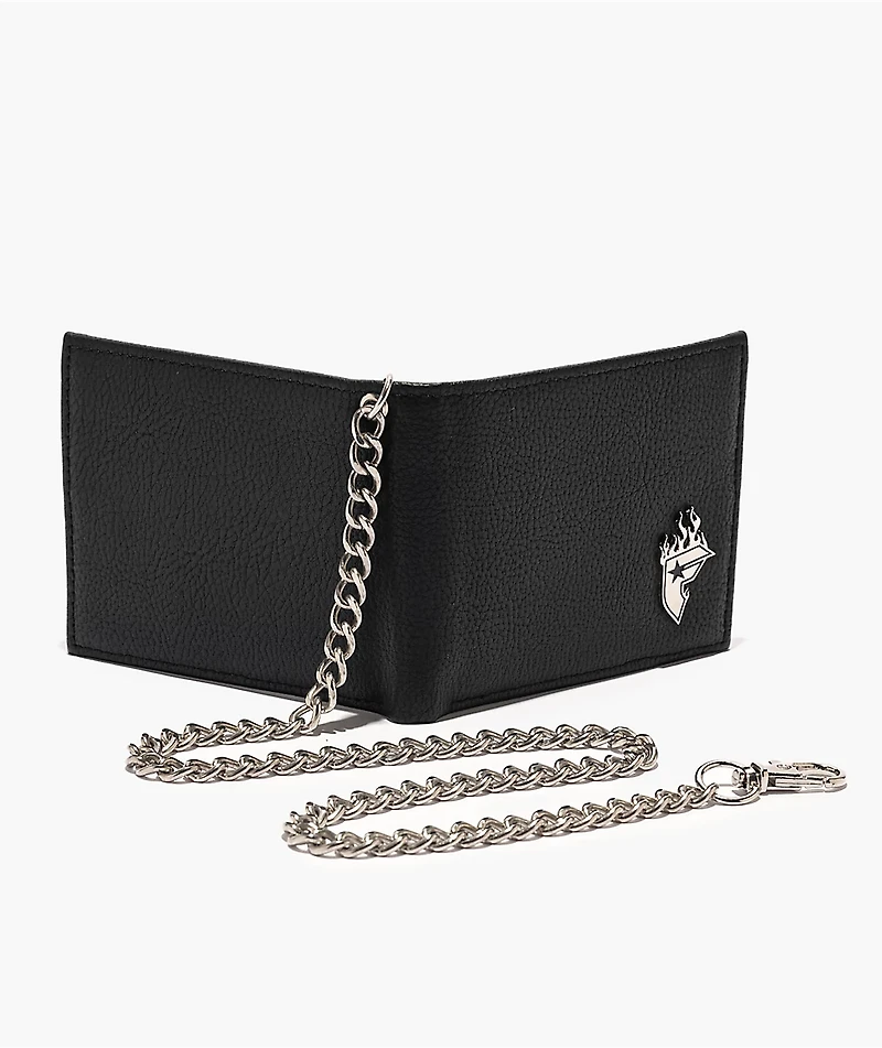Famous Stars & Straps Black Chain Wallet