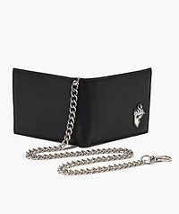 Famous Stars & Straps Black Chain Wallet