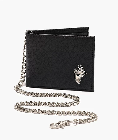 Famous Stars & Straps Black Chain Wallet