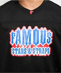 Famous Stars & Straps Black Football Jersey