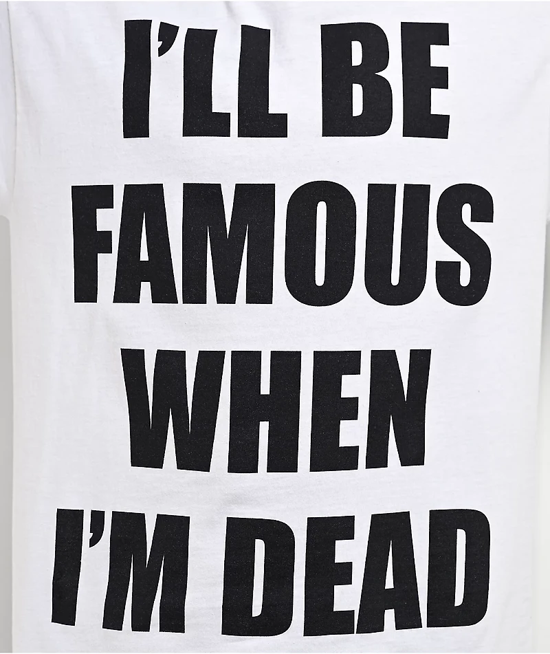Famous Stars & Straps Dead Famous White T-Shirt