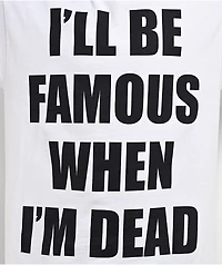 Famous Stars & Straps Dead Famous White T-Shirt