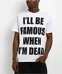 Famous Stars & Straps Dead Famous White T-Shirt