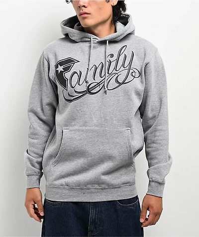 Famous Stars & Straps Family Grey Hoodie