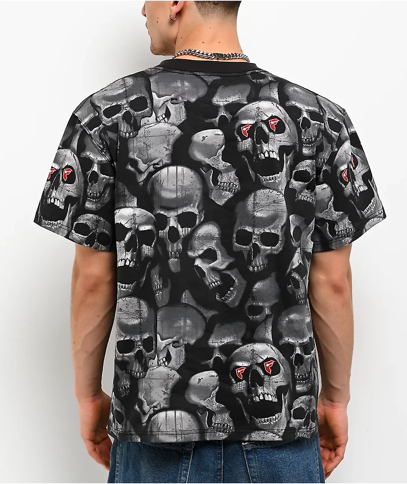 Famous Stars & Straps Skulls Black T-Shirt