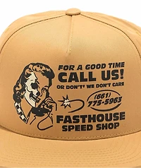 Fasthouse Call Us! Brown Snapback Hat