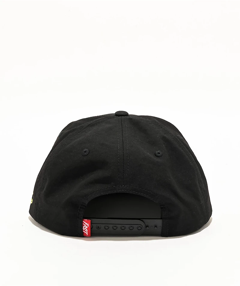 Fasthouse Panama Black Snapback Hat