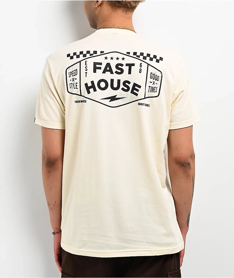 Fasthouse Station Natural T-Shirt