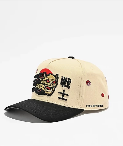 Field Grade Kanji Ghost Sand & Black Snapback Hat