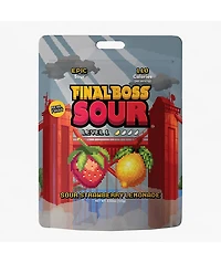 Final Boss Sour Level 1 Strawberry Lemonade Fruit Candy