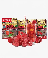 Final Boss Sour Level 2 Shirley Temple Cherries Fruit Candy