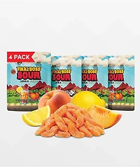 Final Boss Sour Level 3 Lemon Iced Tea Peaches Fruit Candy