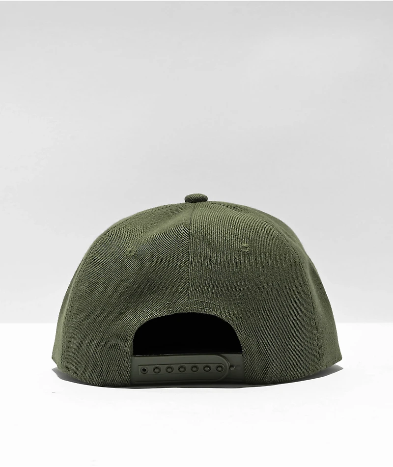 Findlay Crown Point Olive Snapback Hat