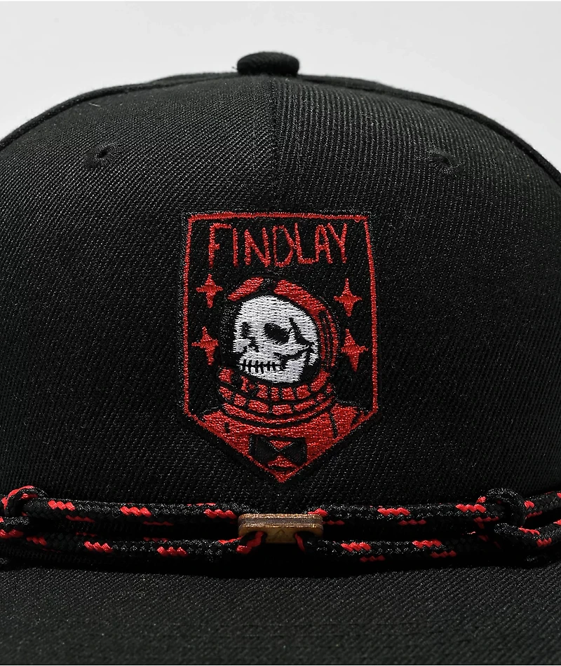Findlay Deathstronaut Black Snapback Hat