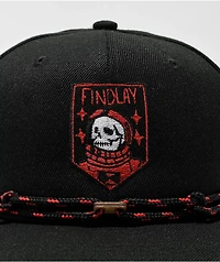 Findlay Deathstronaut Black Snapback Hat