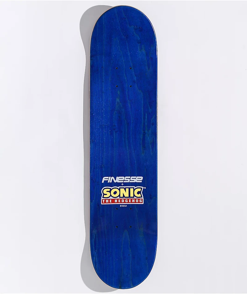 Finesse x Sonic Silver 8.0" Skateboard Deck