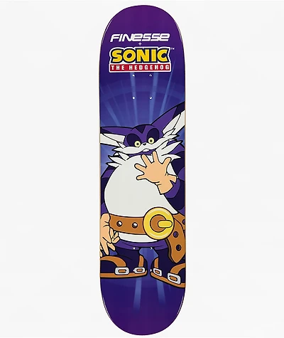 Finesse x Sonic The Hedgehog Big The Cat 8.25" Skateboard Deck
