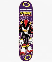 Finesse x Sonic The Hedgehog Shadow 8.25" Skateboard Deck