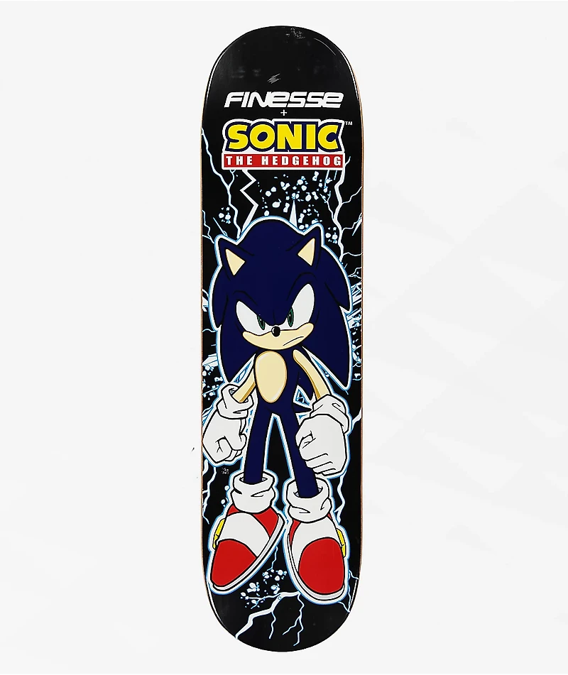 Finesse x Sonic the Hedgehog Charge 8.0" Skateboard Deck