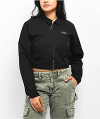 Fivestar General Service Black Crop Work Jacket