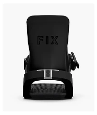 Fix Block 3 Black Snowboard Bindings 2026