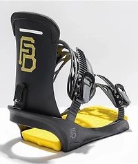 Fix Nation Black Snowboard Bindings 2022