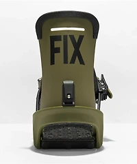 Fix Truce Army Green Snowboard Bindings 2023