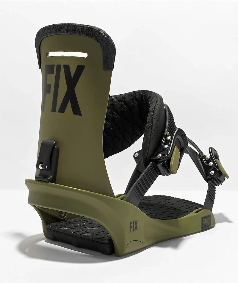 Fix Truce Army Green Snowboard Bindings 2023