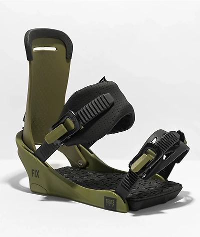 Fix Truce Army Green Snowboard Bindings 2023