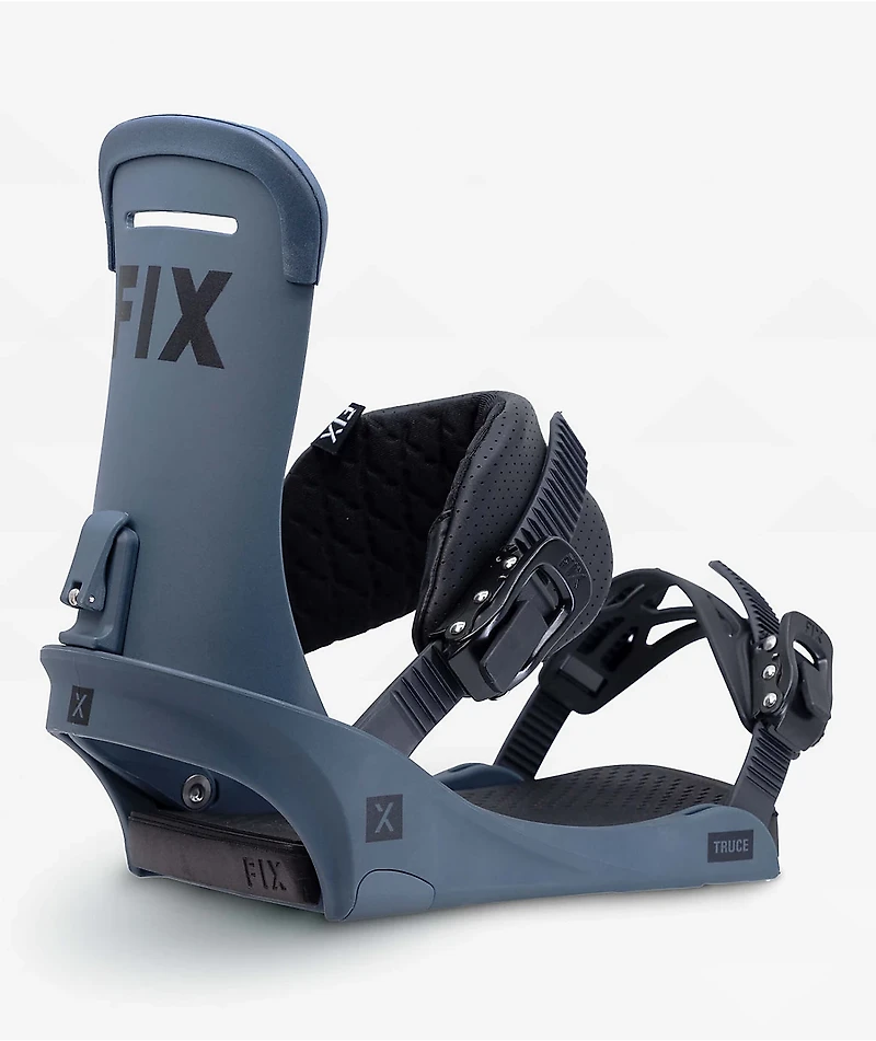 Fix Truce Smoke Grey Snowboard Bindings 2024