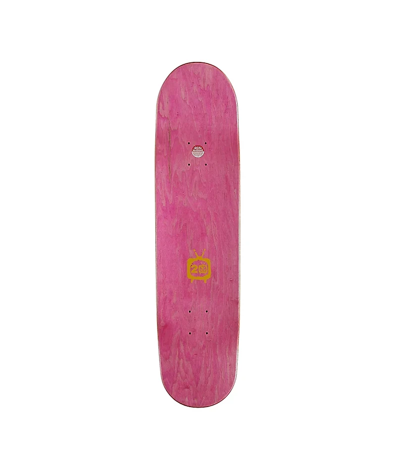 Flip Scribble Logo Yellow 8.25" Skateboard Deck