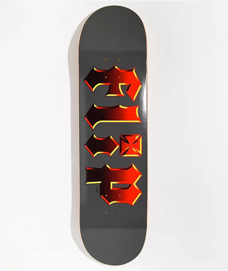 Flip Team HKD Inferno Grey 8.25" Skateboard Deck