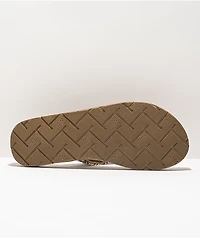 Flojos Juno Weave Tan & Multi Sandals