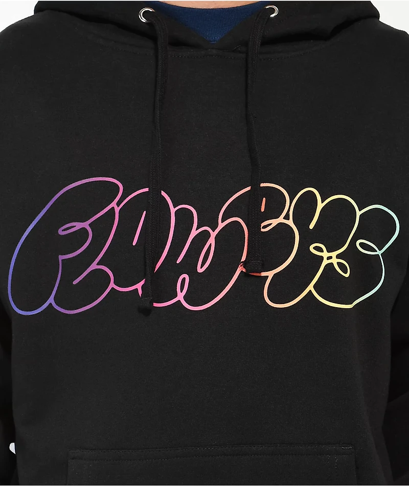 Floristry Studios Flowers Black Hoodie