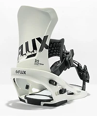 Flux DS White Snowboard Bindings 2023