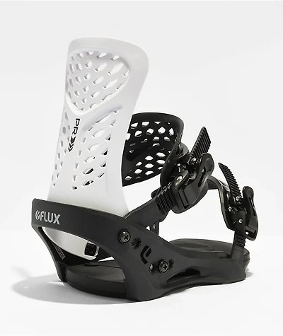 Flux PR White Snowboard Bindings
