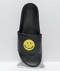 Flying Coffin GFY Black Slide Sandals