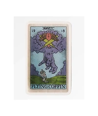 Flying Coffin Tarot Sticker