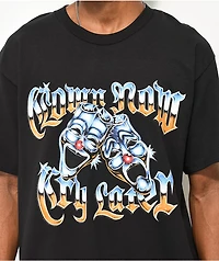 Foos Gone Wild Clown Now Cry Later Black T-Shirt