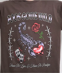 Foos Gone Wild Dumb Love Brown T-Shirt