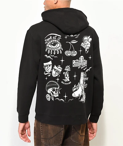 Foos Gone Wild Flash Black Hoodie