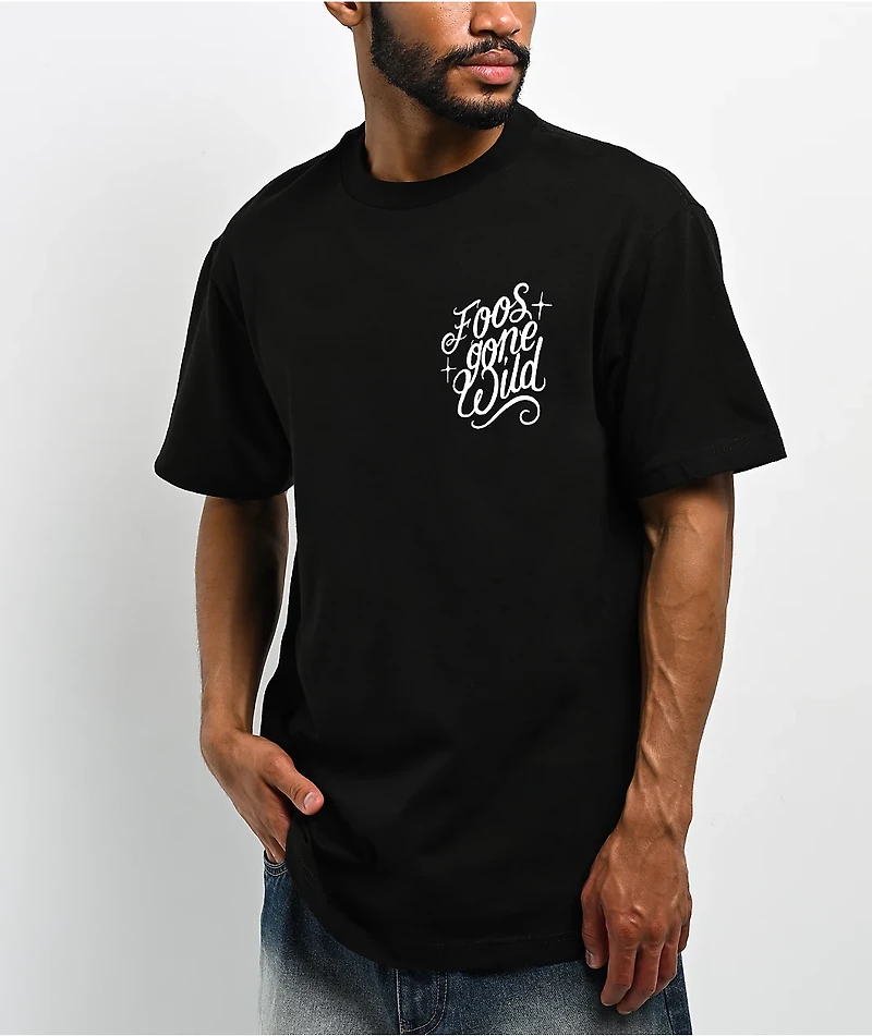Foos Gone Wild Flash Black T-Shirt